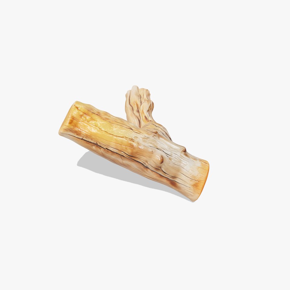 Driftwood Log Realistic Texture model pack